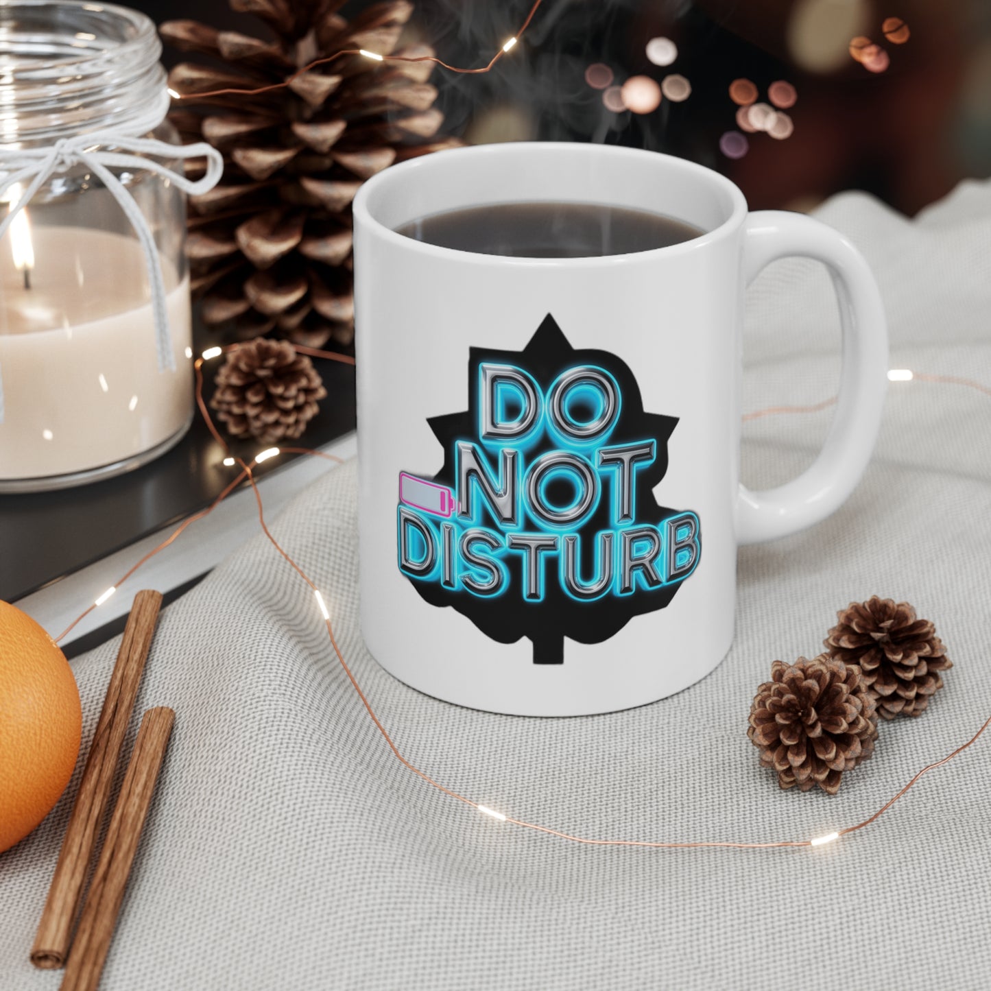 My Social Battery Is At 0% — Do Not Disturb | Funny Introvert Homebody Gift Coffee Mug
