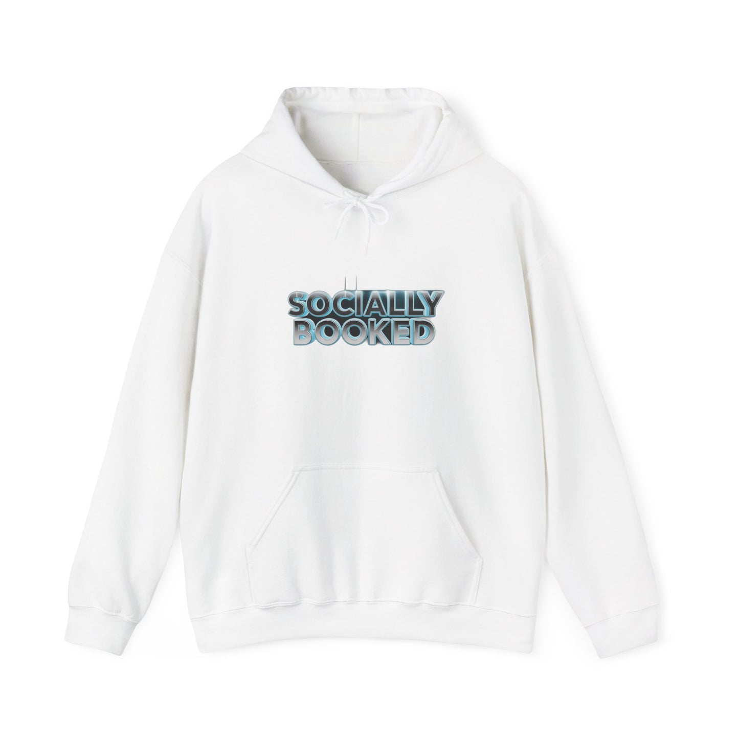 Socially Booked — Funny Book Lover Gift | Bookish Life , Hoodie, Mug & Tote Hoodie