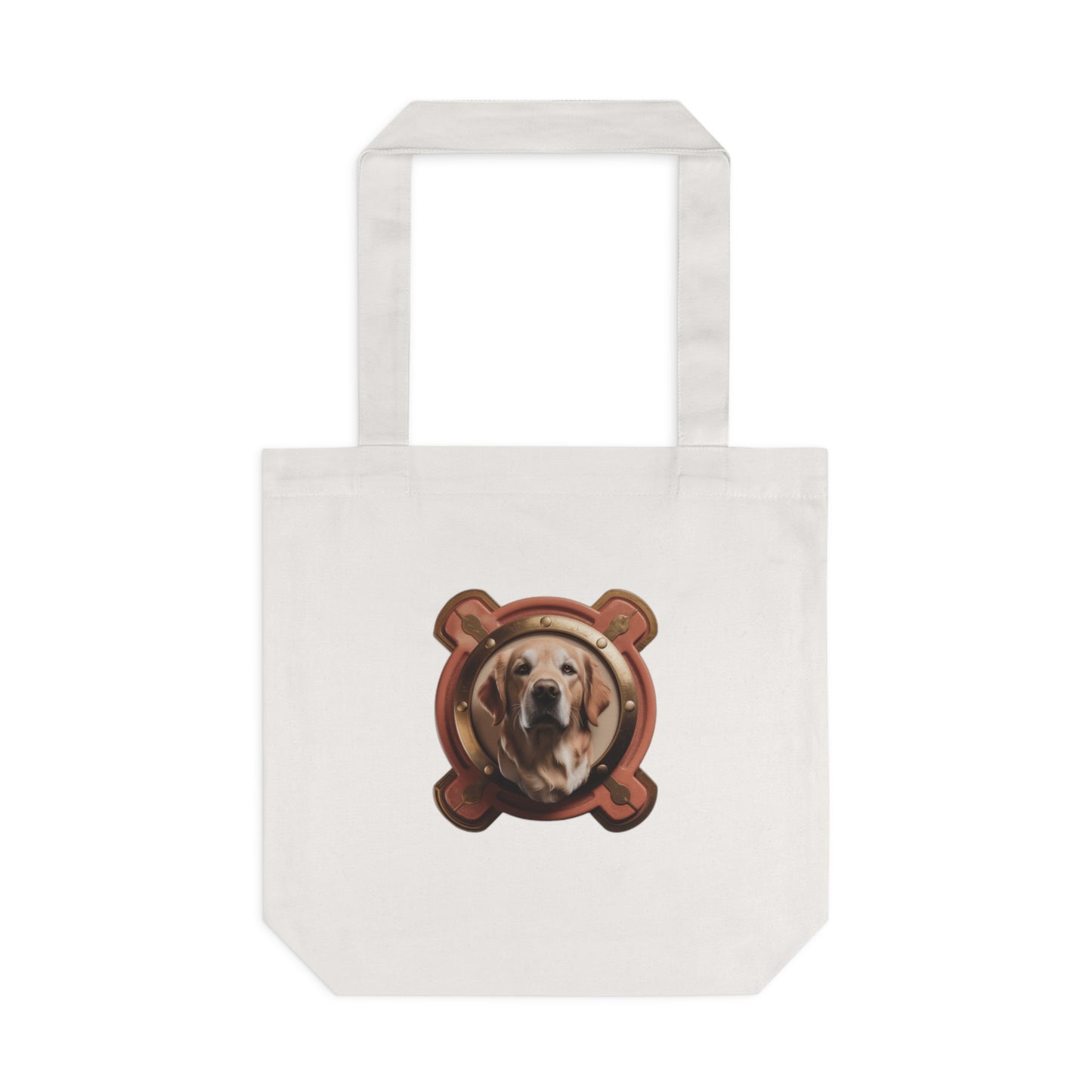 Fur Mama Golden Hearted — Golden Retriever Mom Gift for Mother's Day | Vintage Retro Tote Bag