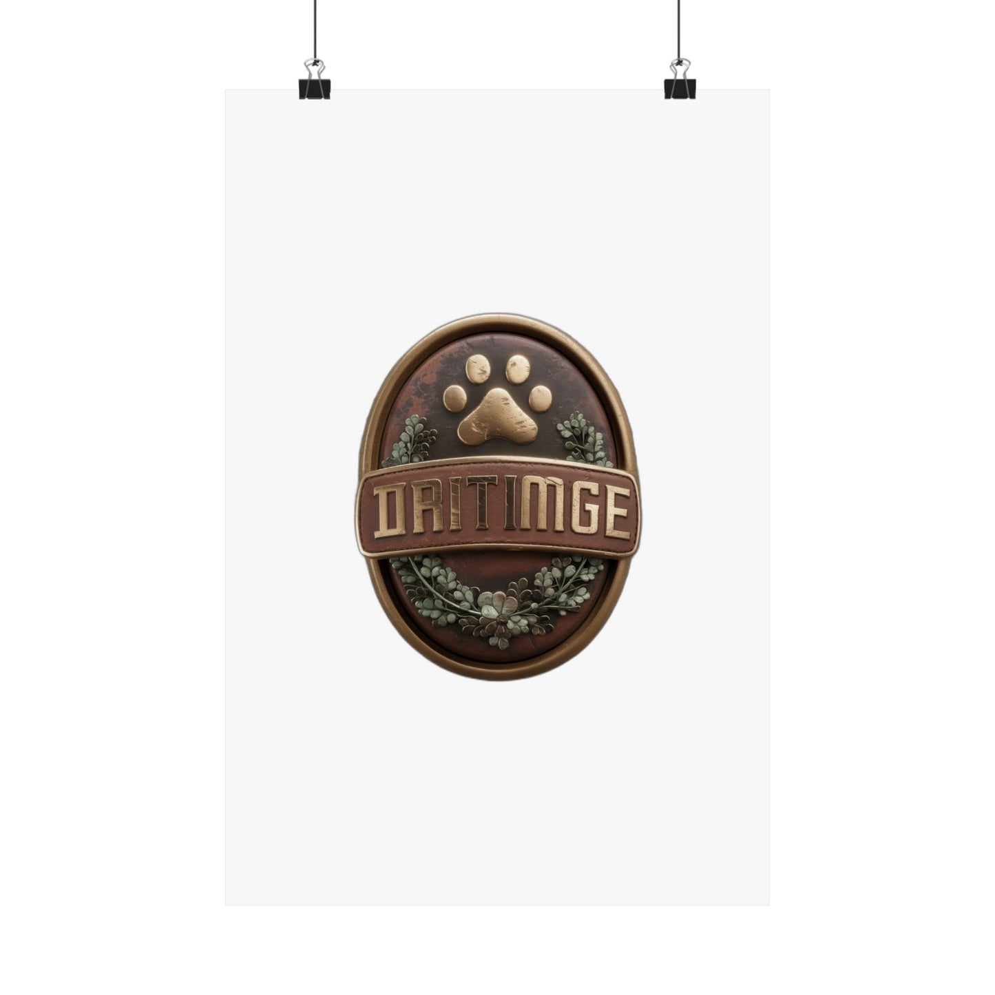 My Kids Have Paws — Funny Dog Mom Mother's Day Gift  & Mug Art Print Poster