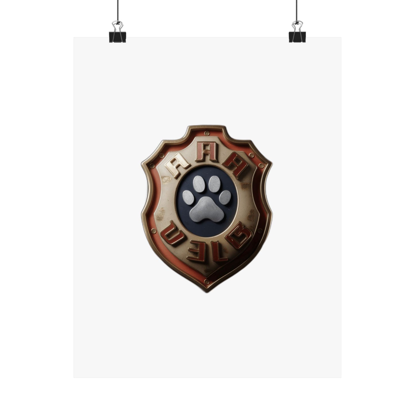 Dog Mom. Proud. Patriotic. Paw-triotic. — Memorial Day Dog Mom Gift Art Print Poster