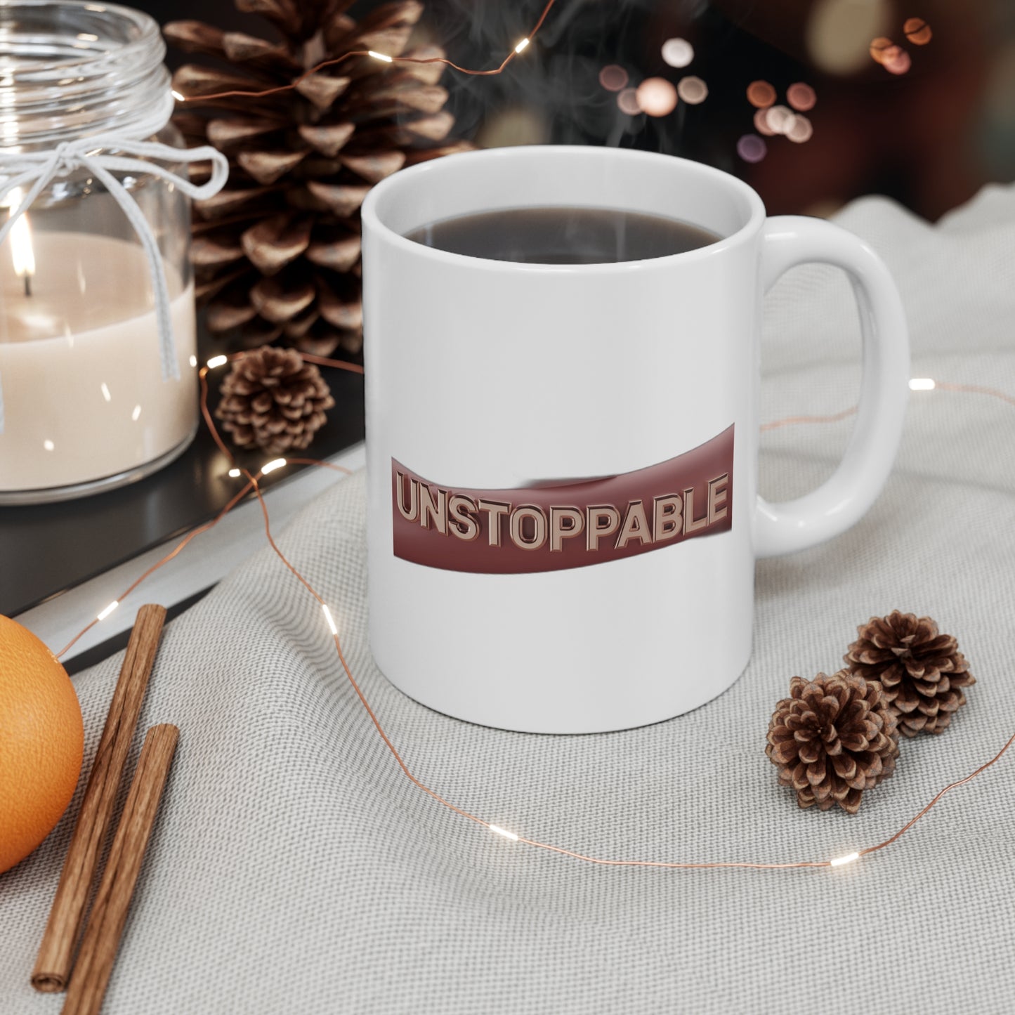 Tired Grateful Unstoppable — Mom Life Motivational Gift | Mother's Day , Mug & Poster Coffee Mug