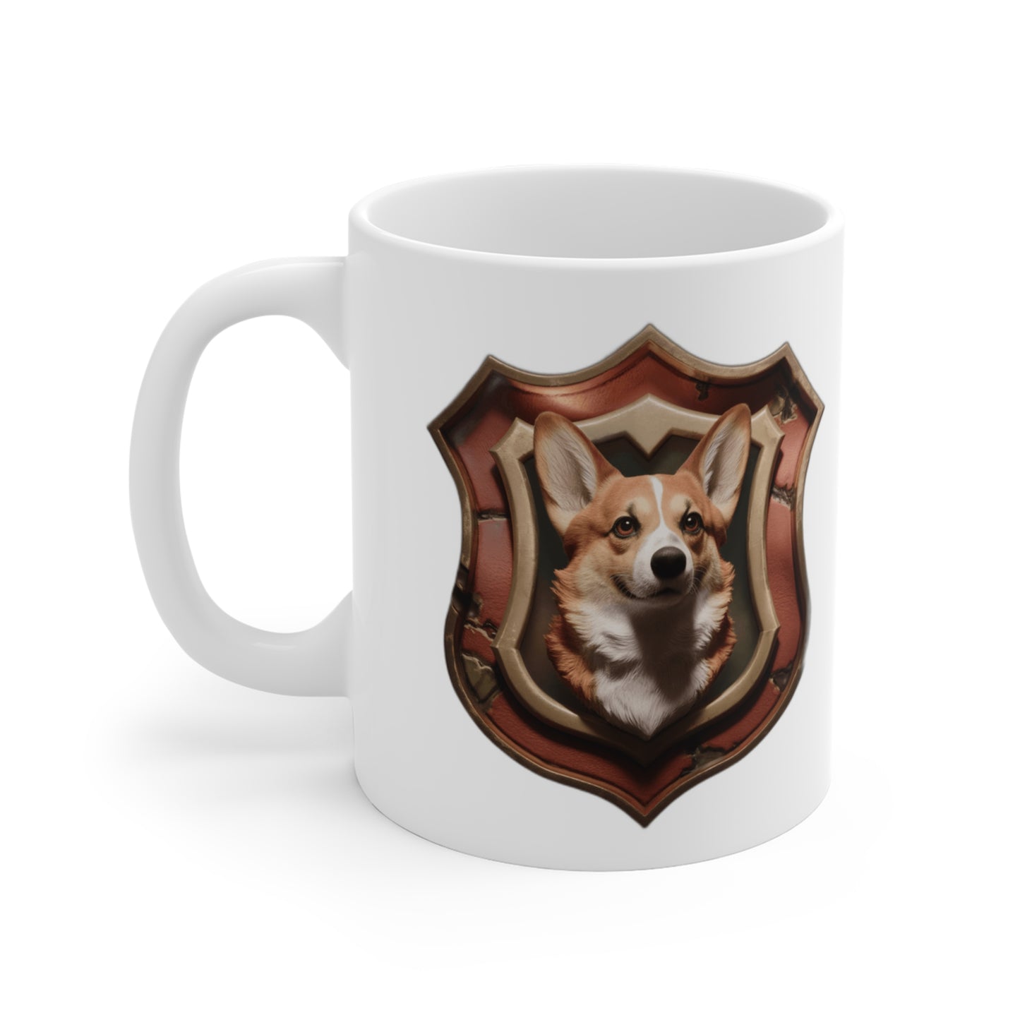 My Corgi Runs This House — Funny Corgi Dog Mom Gift , Hoodie & Mug | Corgi Owner Pride Coffee Mug