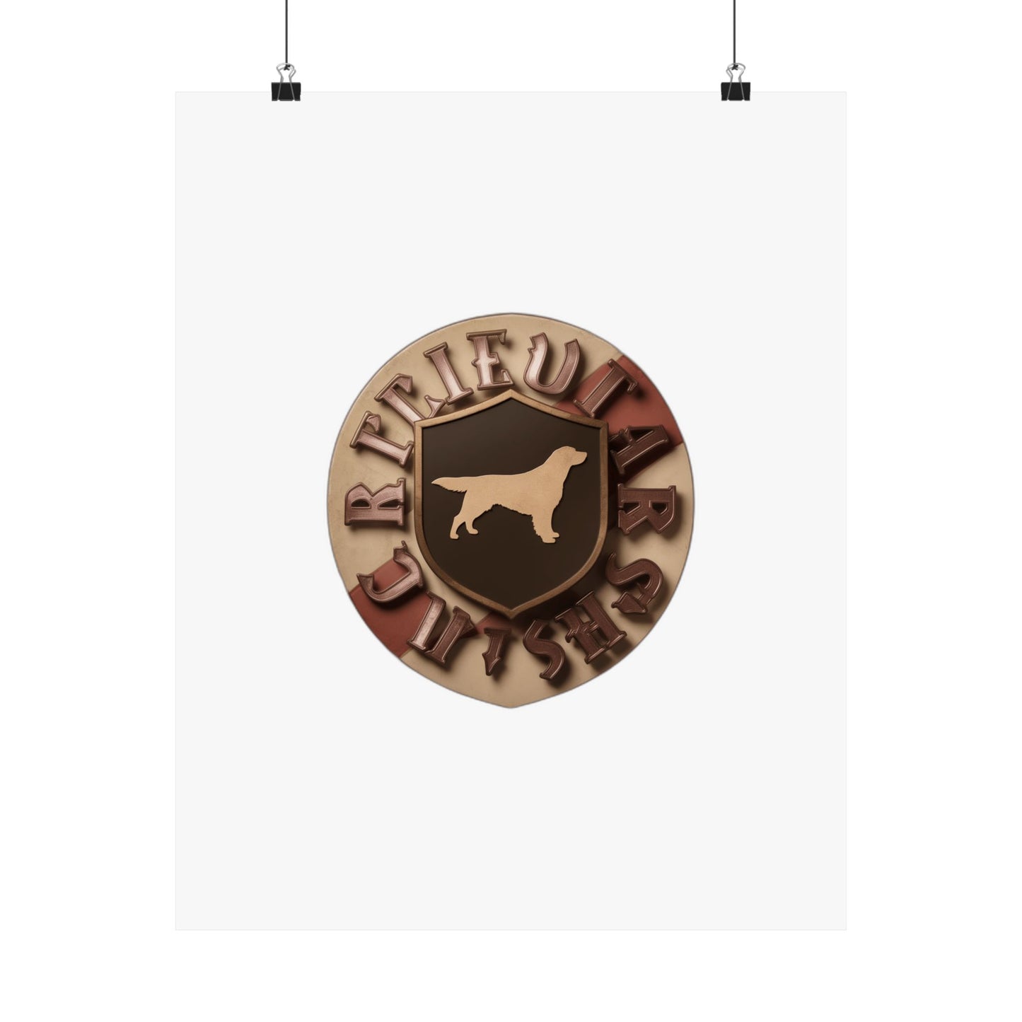 My Kids Have Paws — Dog Mom Gift for Mother's Day | Vintage Retro Pet Mom Art Print Poster