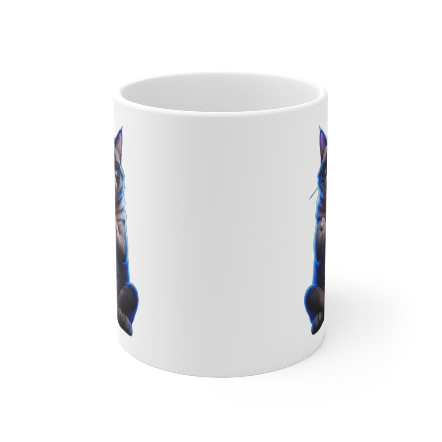 My Cat Judged Me First — Funny Grumpy Cat  | Sarcastic Cat Mom Gift Coffee Mug