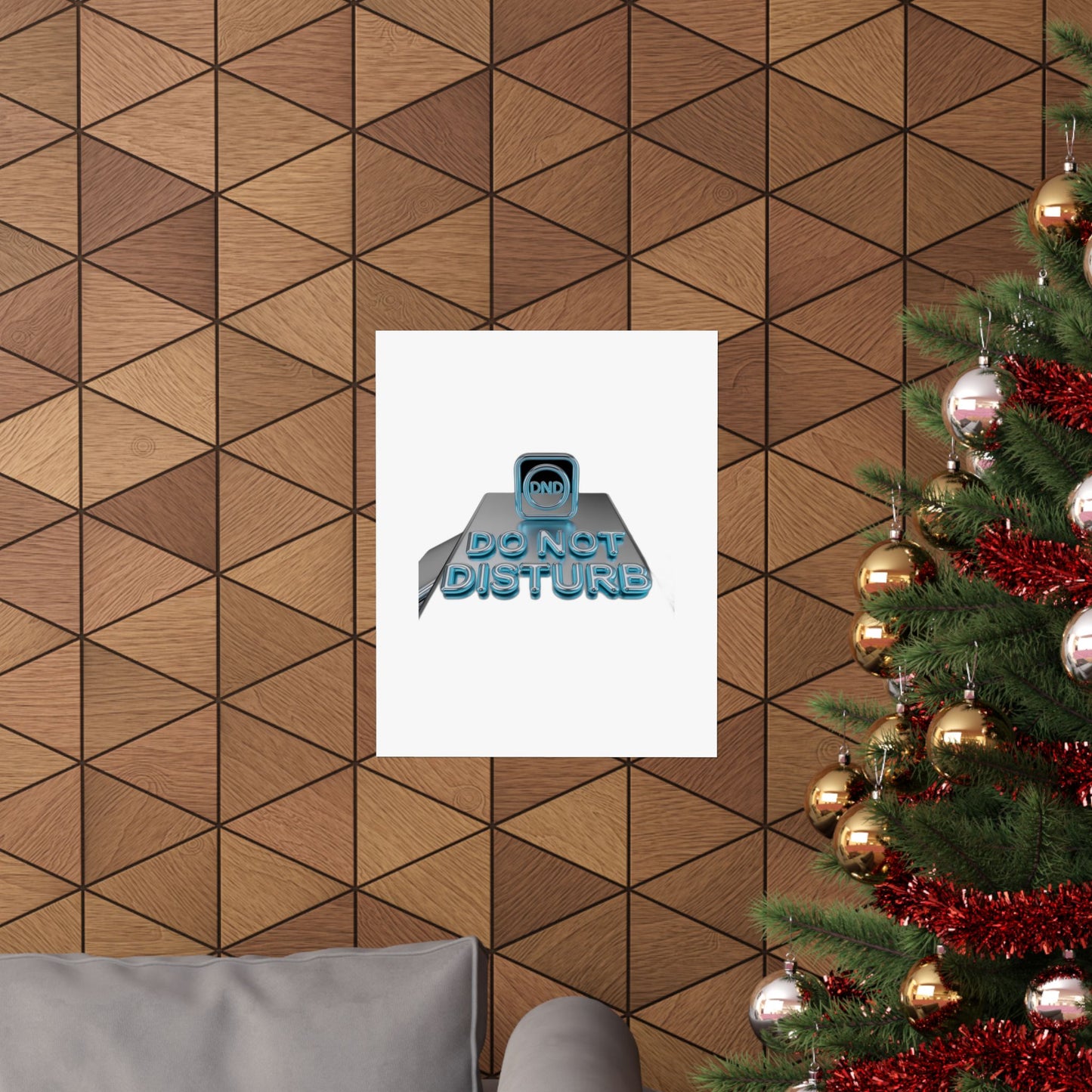 Do Not Disturb Is A Lifestyle — Funny Privacy  for Remote Workers & Introverts Art Print Poster