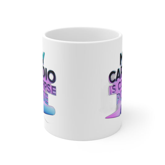 My Cardio Is Corpse Pose — Funny Yoga  | Yoga Lover Gift | Yoga Flow Tee Coffee Mug