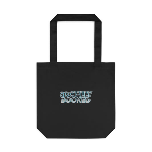 Socially Booked — Funny Book Lover Gift | Bookish Life , Hoodie, Mug & Tote Tote Bag
