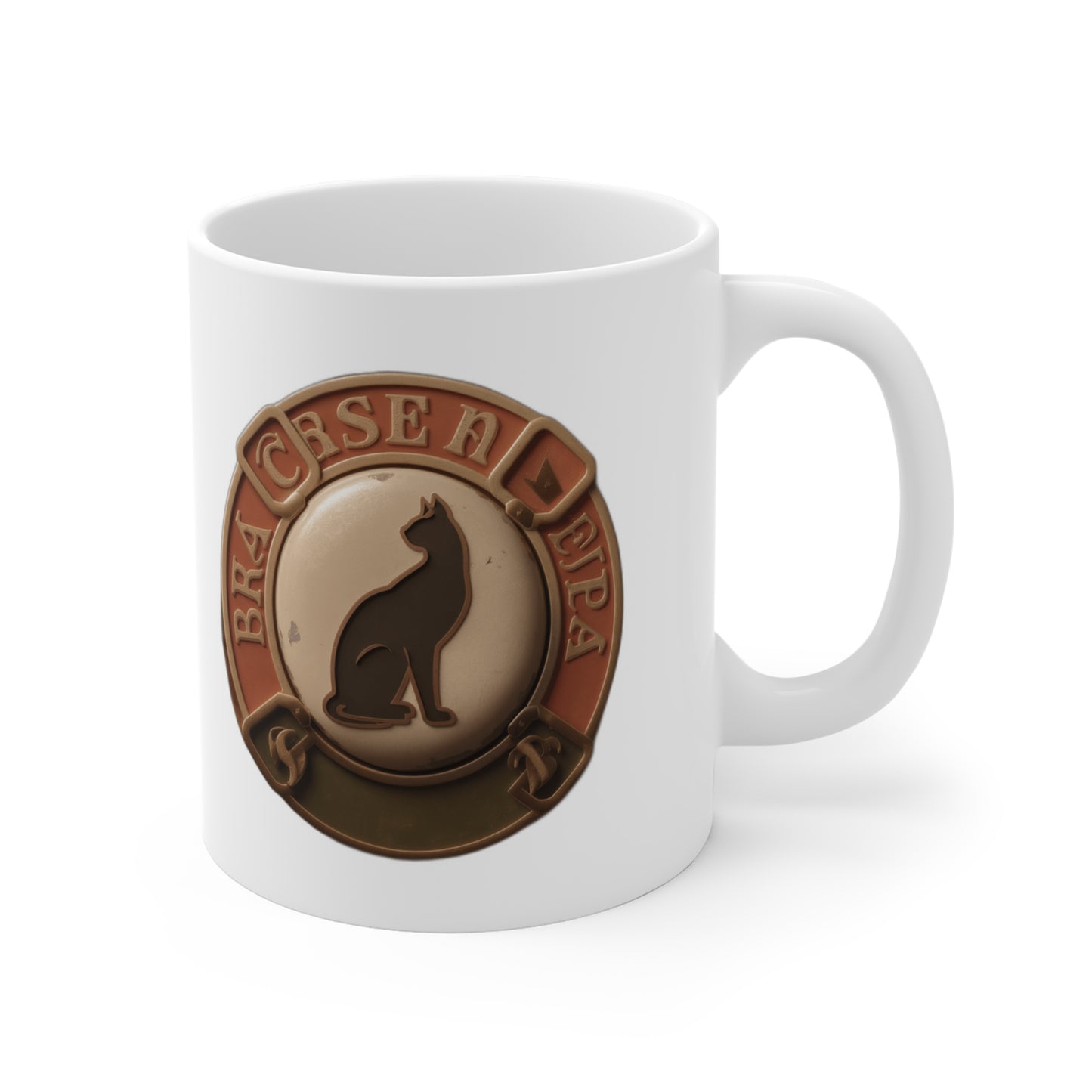 Professionally Owned By A Cat  — Funny Cat Mom Gift, Cat Lover Tee, CatTok Apparel Coffee Mug