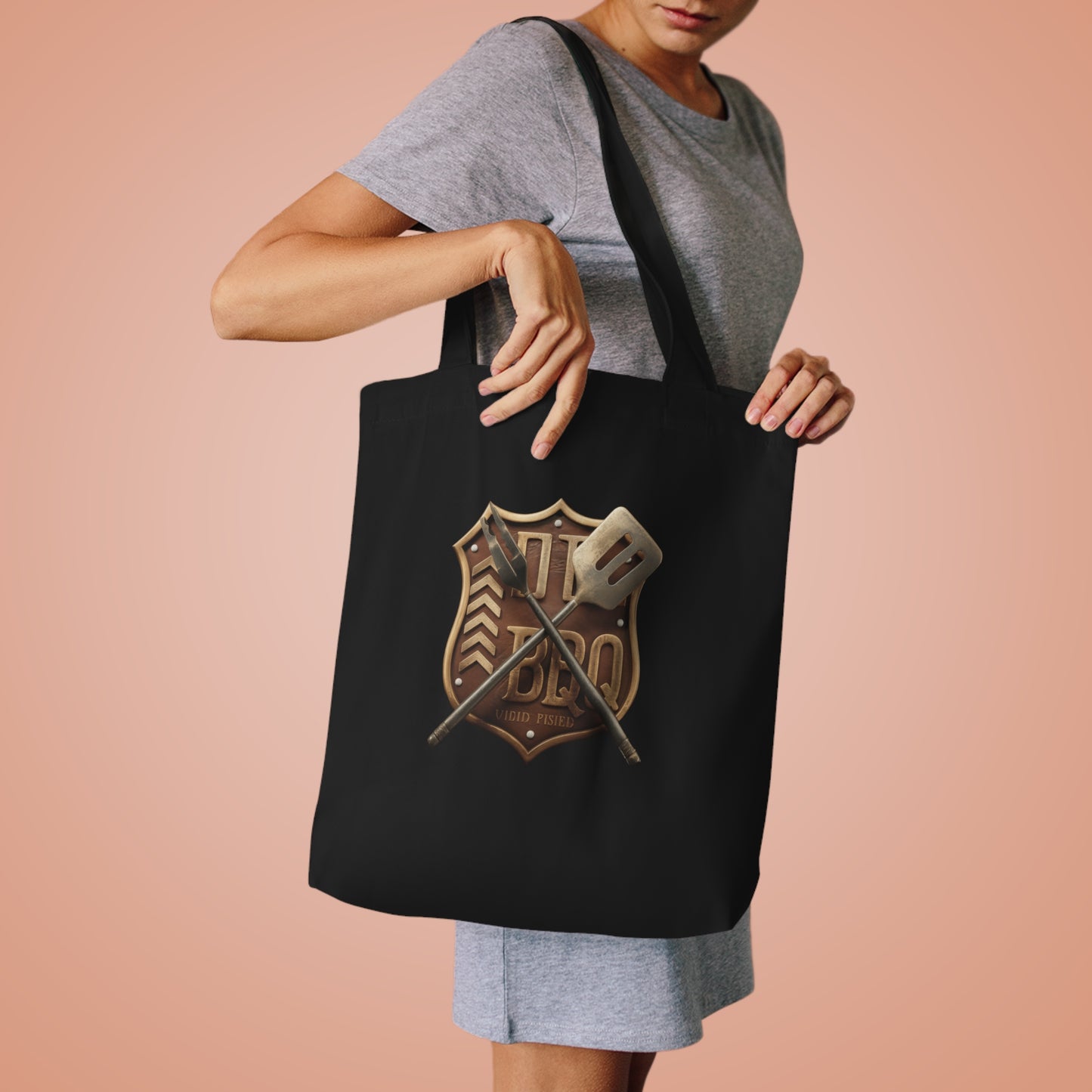 Grill Sergeant  — Funny BBQ Gift for Dad, Grillmaster Tee, Memorial Day BBQ T-Shirt Tote Bag