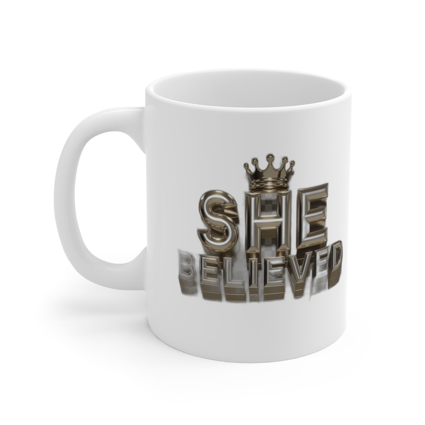 She Believed She Could So She Did — Motivational Mom Gift | Mother's Day , Mug & More Coffee Mug