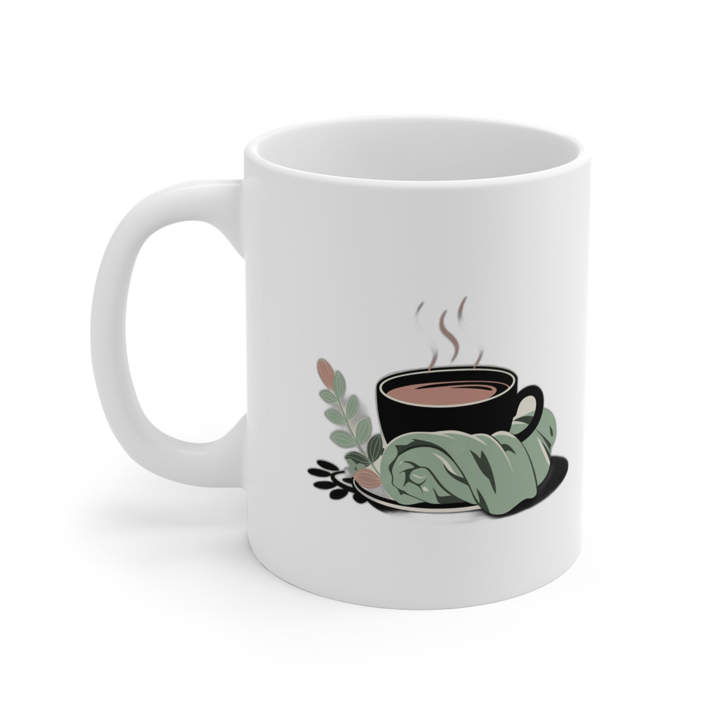 She Deserves Slow Mornings — Cozy Aesthetic Gift for Mom | Mother's Day , Hoodie & Poster Coffee Mug