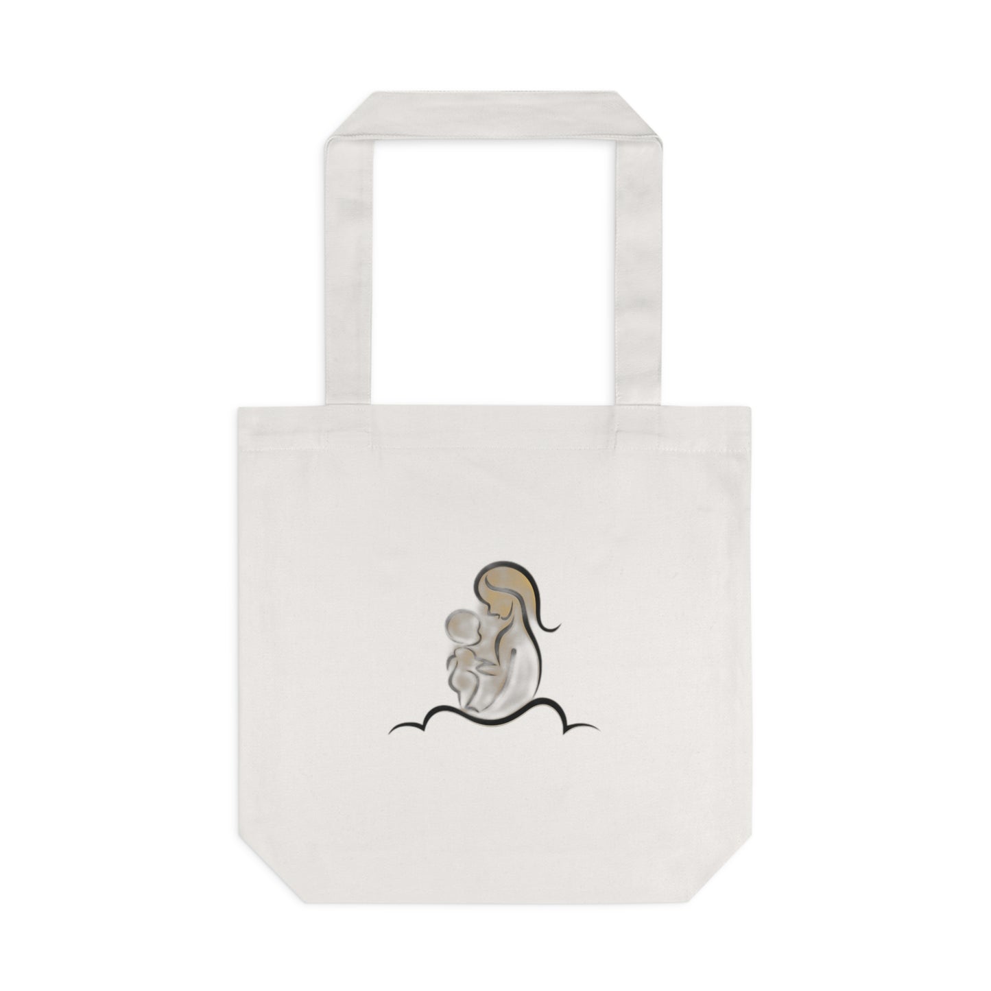 I Am Everything She Poured Into Me — Minimalist Mother's Day Gift | Mug Poster Tote Tote Bag