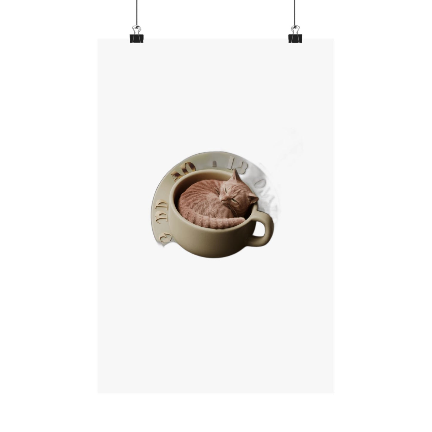 Cat Hair Is My Glitter — Cozy Cat Mom Gift for Mother's Day | Funny Cat Mom , Mug & More Art Print Poster