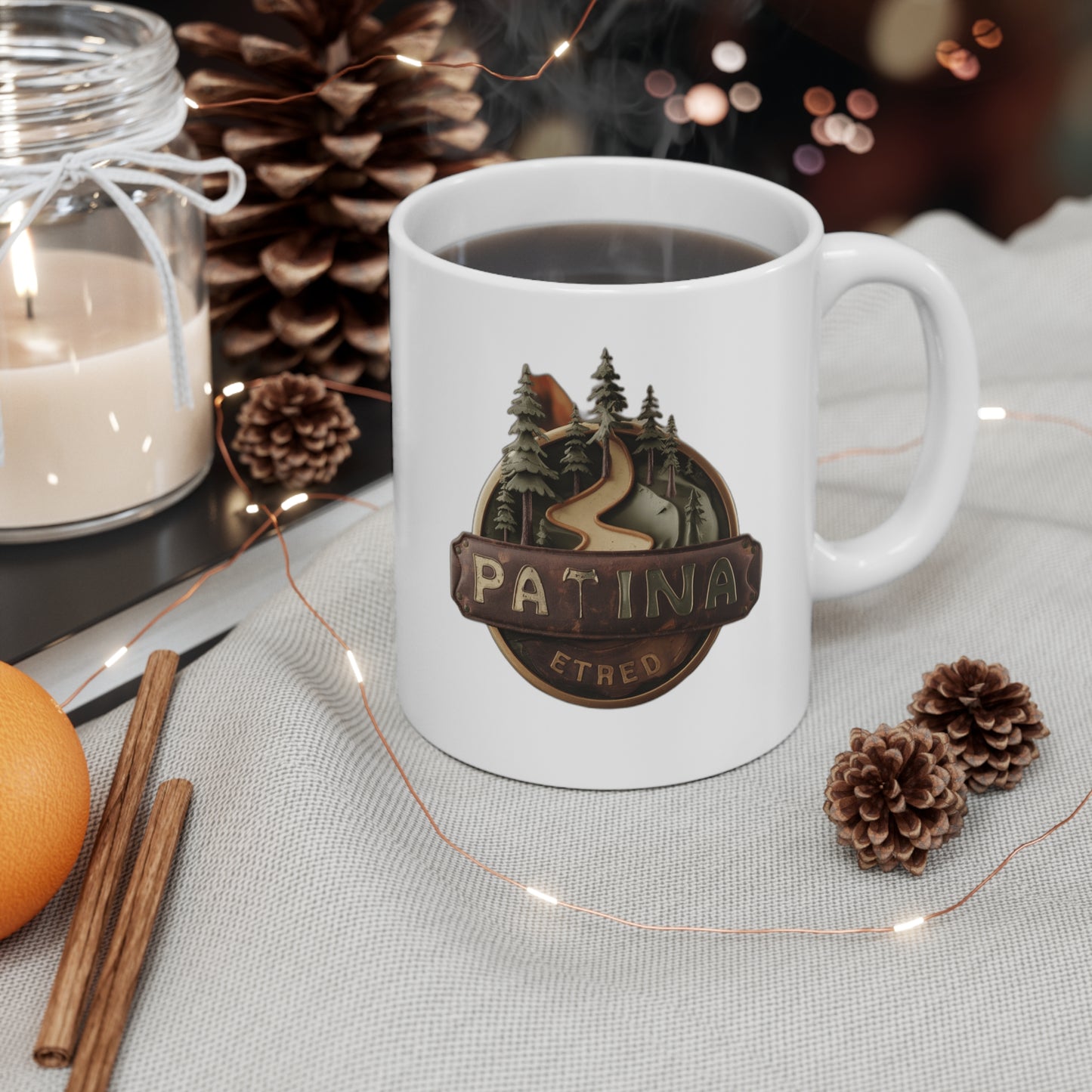 My Therapy Has Roots — Forest Walk Gift for Hiking Mom | Nature Lover Coffee Mug