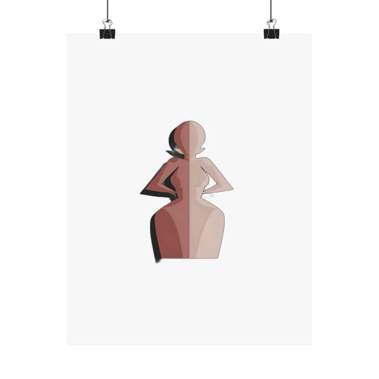 Soft Heart Steel Spine — Minimalist Motivational Gift for Mom | Empowering Women's Apparel & Decor Art Print Poster