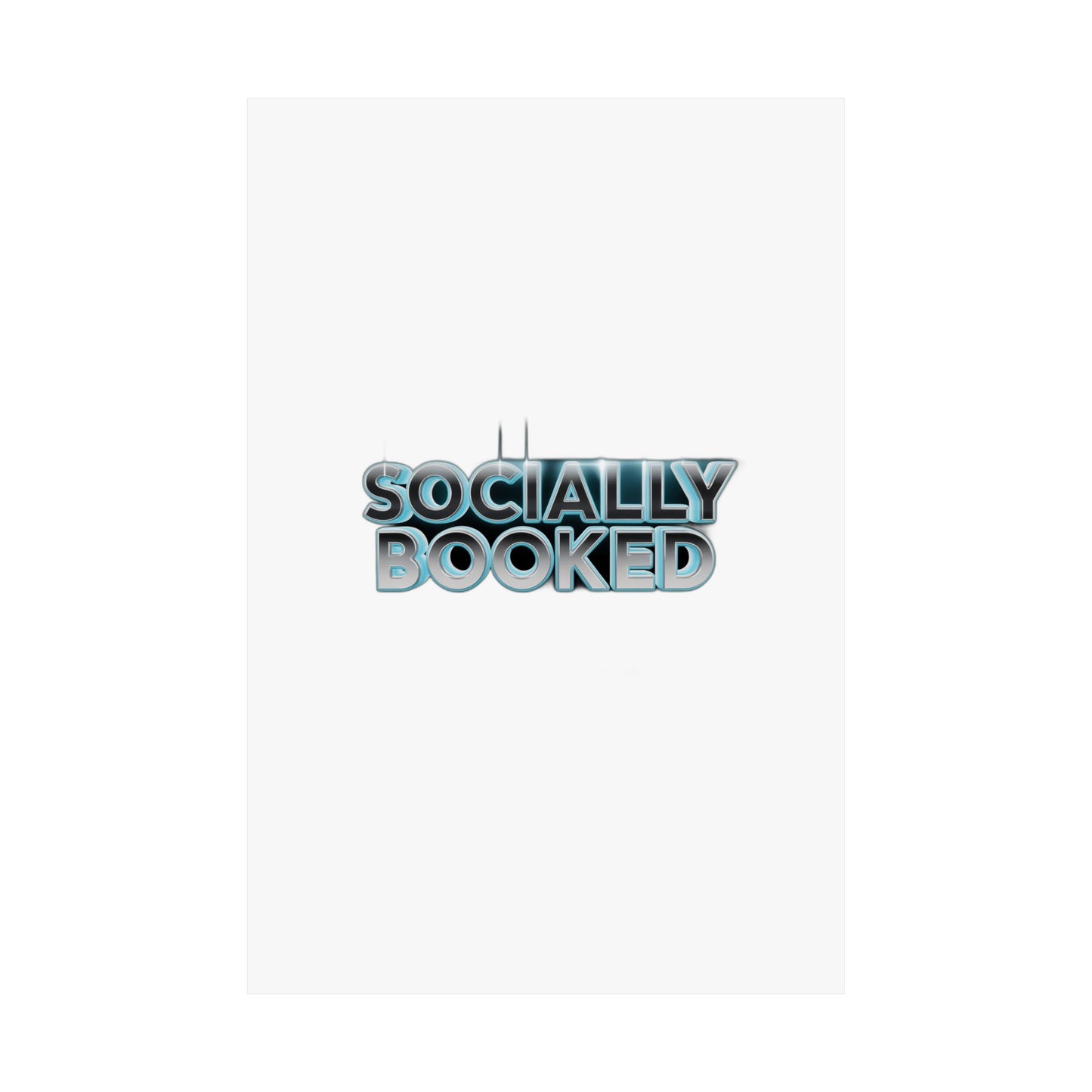 Socially Booked — Funny Book Lover Gift | Bookish Life , Hoodie, Mug & Tote Art Print Poster