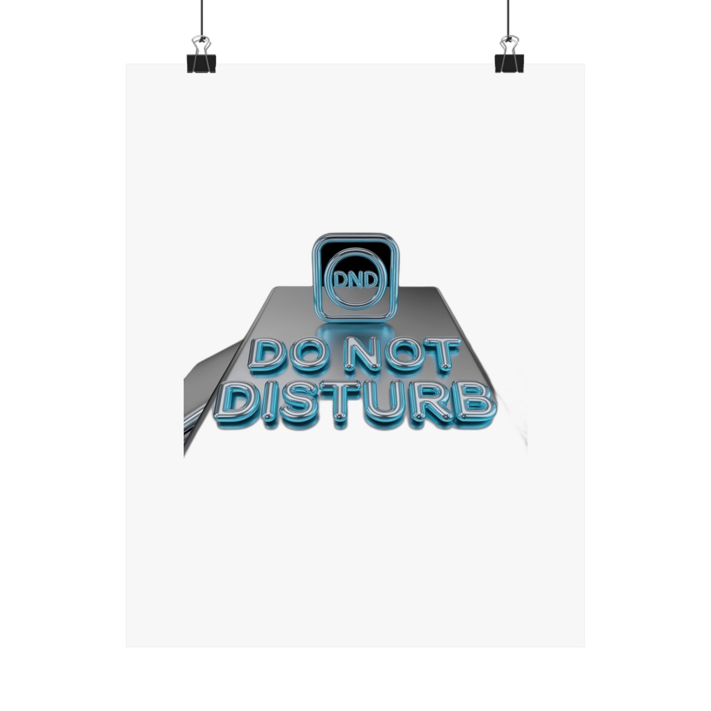 Do Not Disturb Is A Lifestyle — Funny Privacy  for Remote Workers & Introverts Art Print Poster