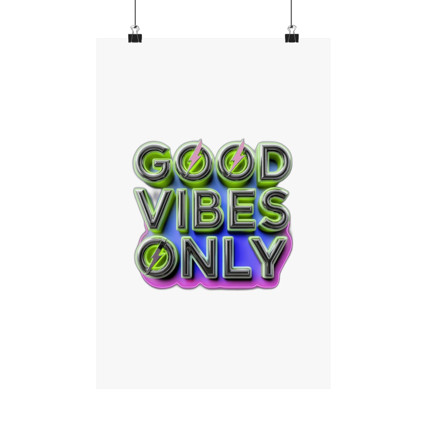 Good Vibes Only (Terms & Conditions Apply) — Funny Feel Good  | Perfect Mother's Day Gift Art Print Poster