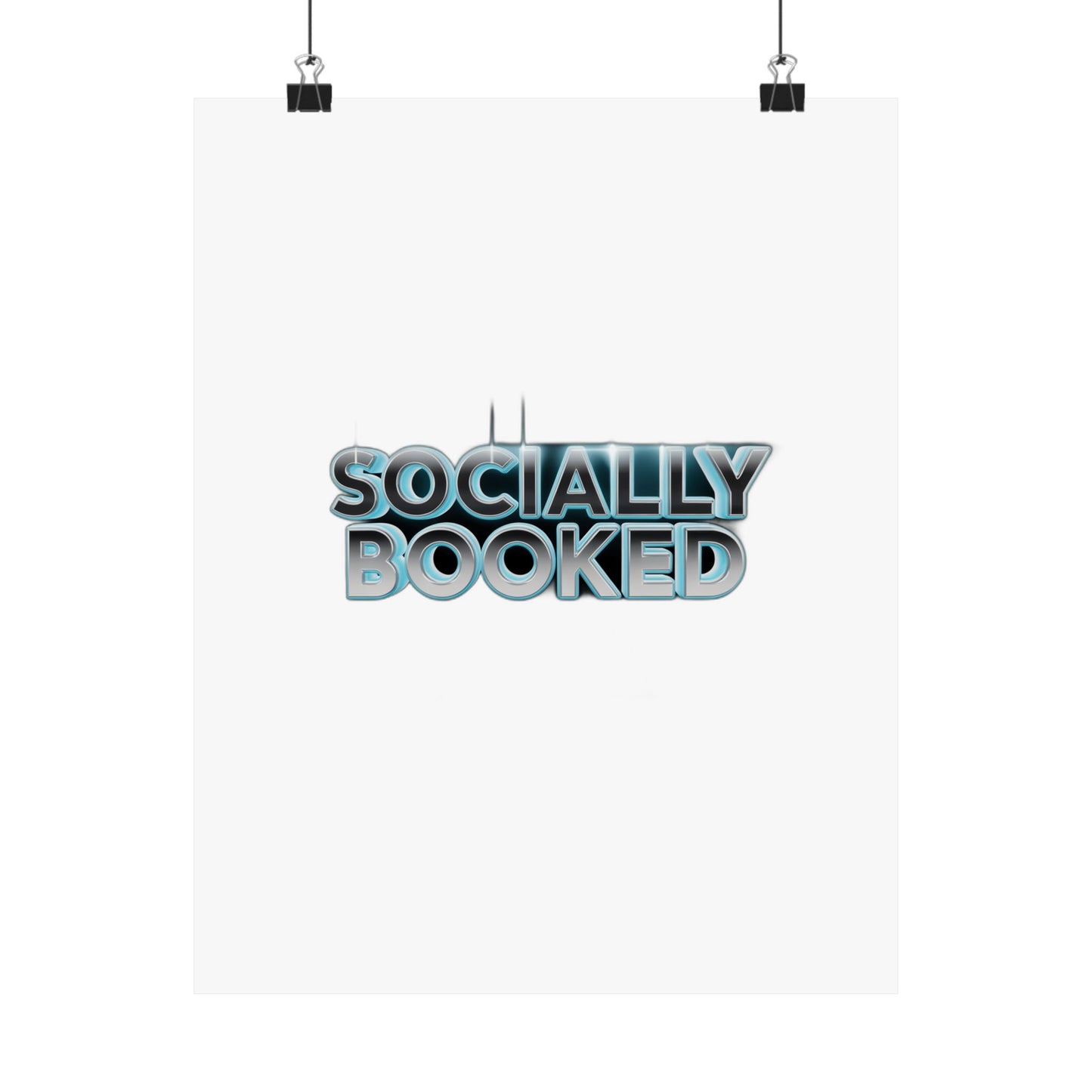 Socially Booked — Funny Book Lover Gift | Bookish Life , Hoodie, Mug & Tote Art Print Poster