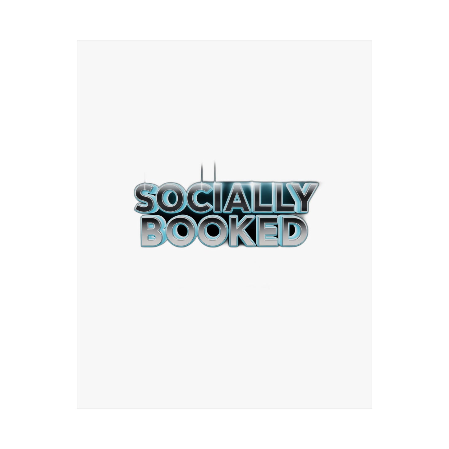 Socially Booked — Funny Book Lover Gift | Bookish Life , Hoodie, Mug & Tote Art Print Poster