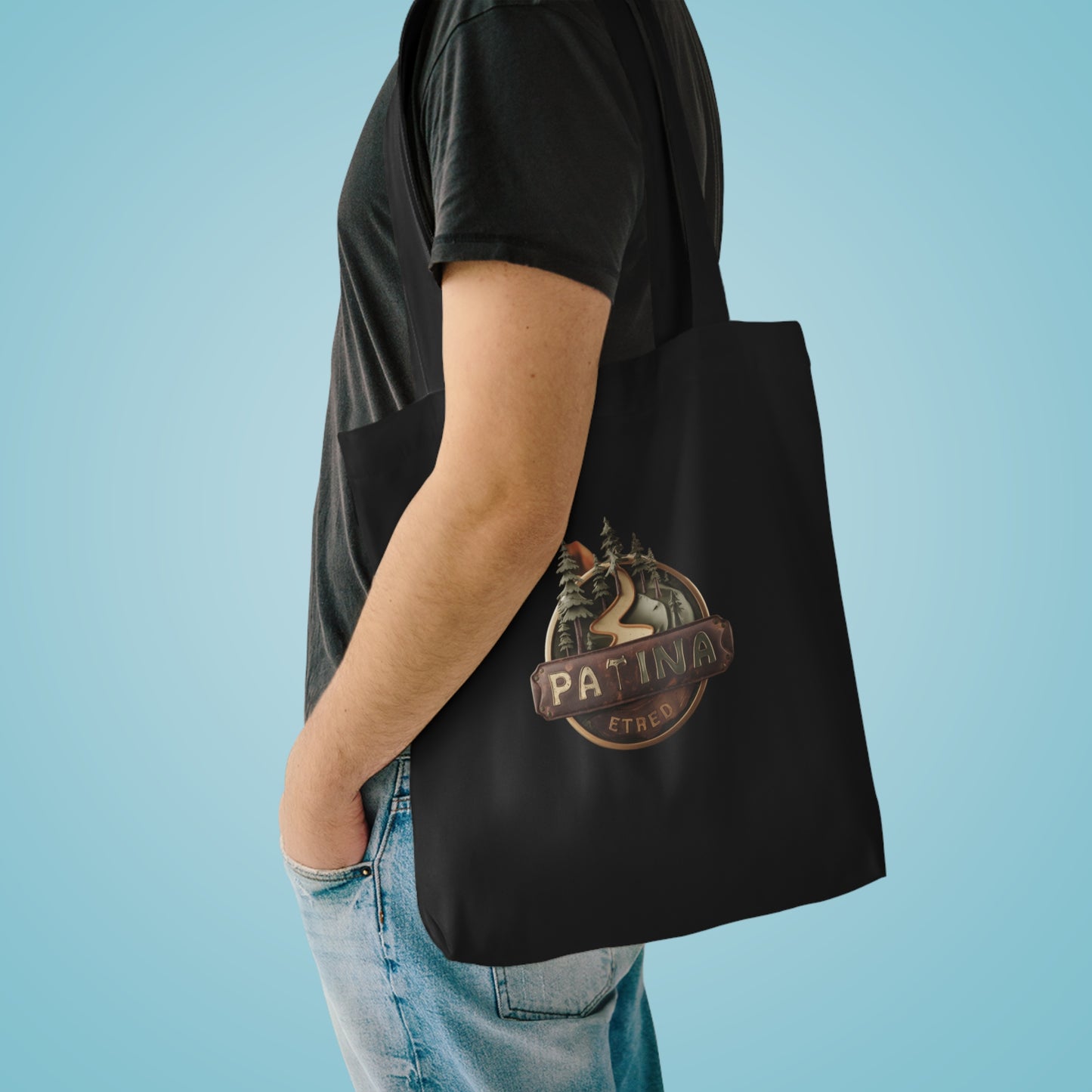 My Therapy Has Roots — Forest Walk Gift for Hiking Mom | Nature Lover Tote Bag