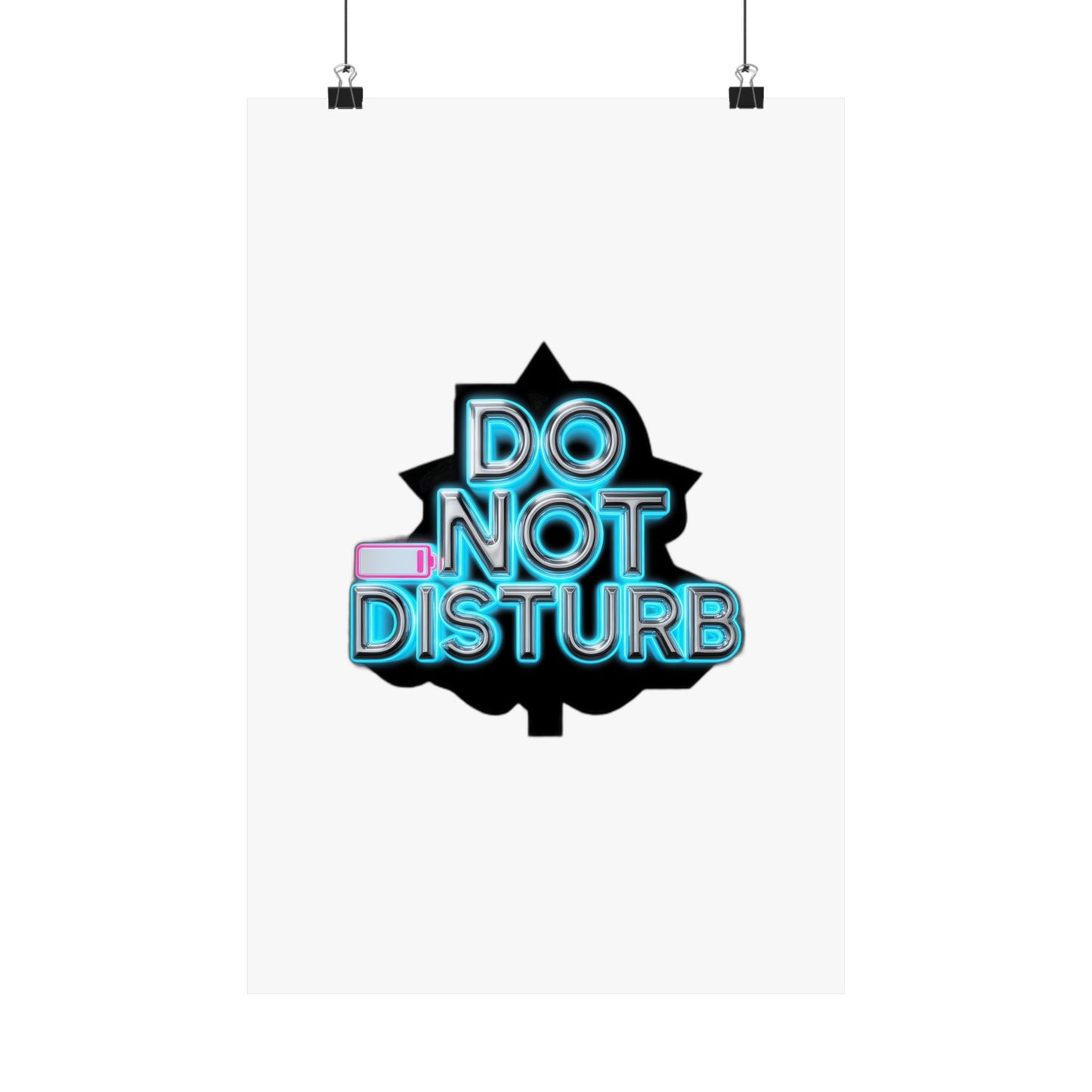 My Social Battery Is At 0% — Do Not Disturb | Funny Introvert Homebody Gift Art Print Poster