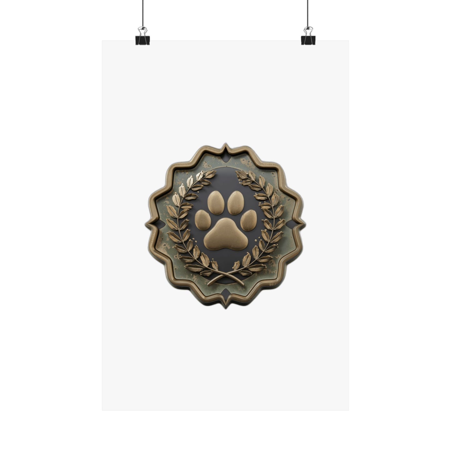 My Kids Have Paws & I'm Their Favorite Human — Fur Mom Mother's Day Gift Art Print Poster