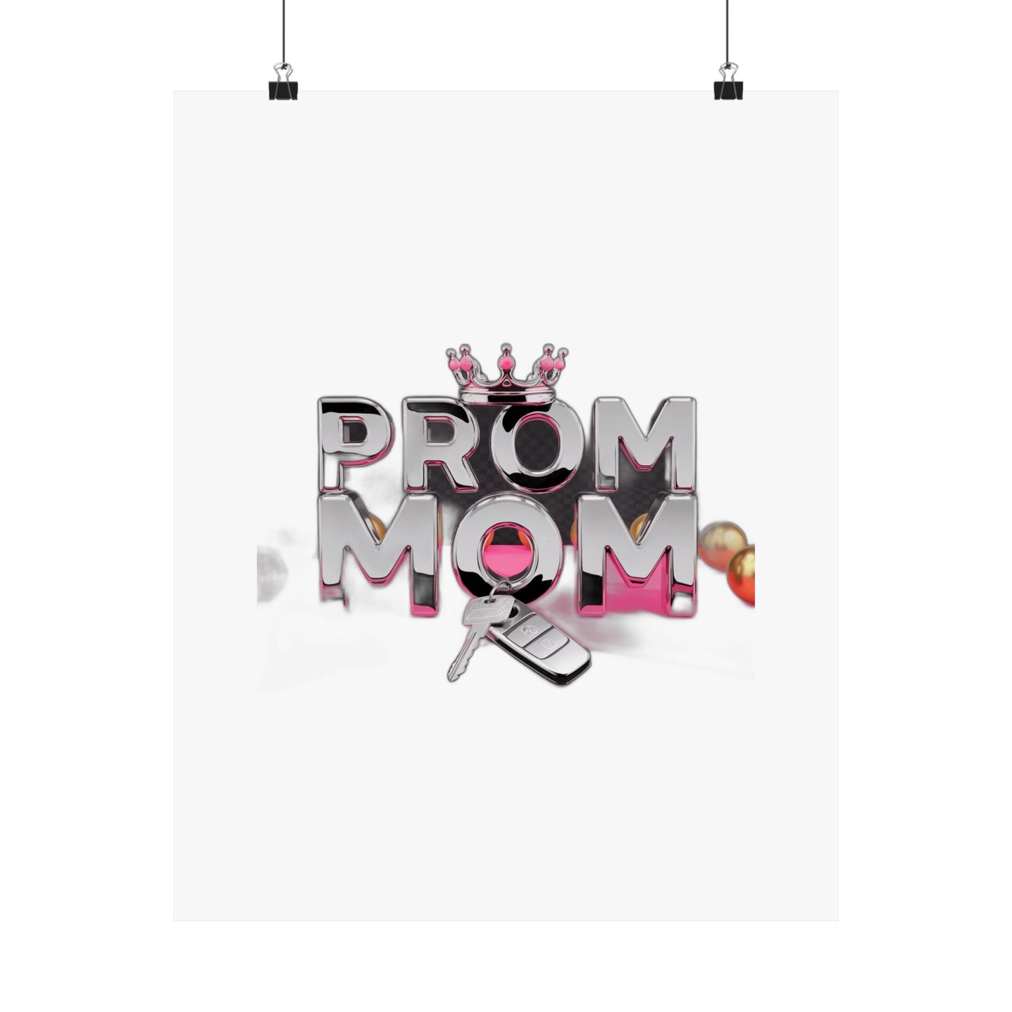 Prom Mom Unpaid Limo Service  – Funny Prom 2026 Gift for Mom Art Print Poster