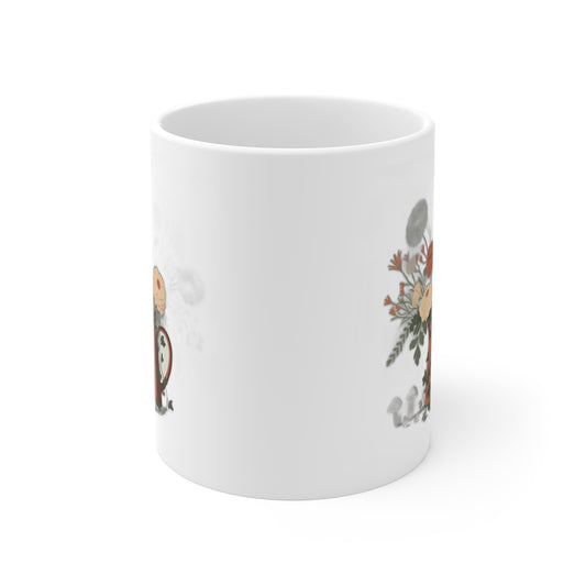 Feral Homebody Era — Cottagecore Aesthetic Gift | Wildflower Botanical Design Coffee Mug