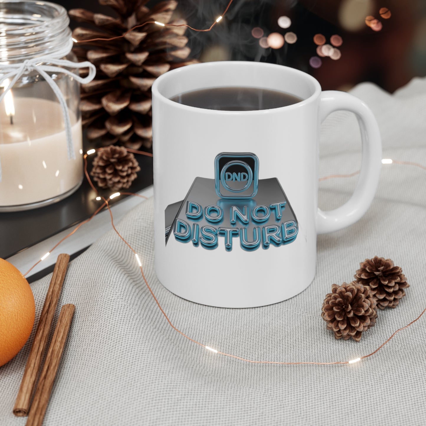 Do Not Disturb Is A Lifestyle — Funny Privacy  for Remote Workers & Introverts Coffee Mug