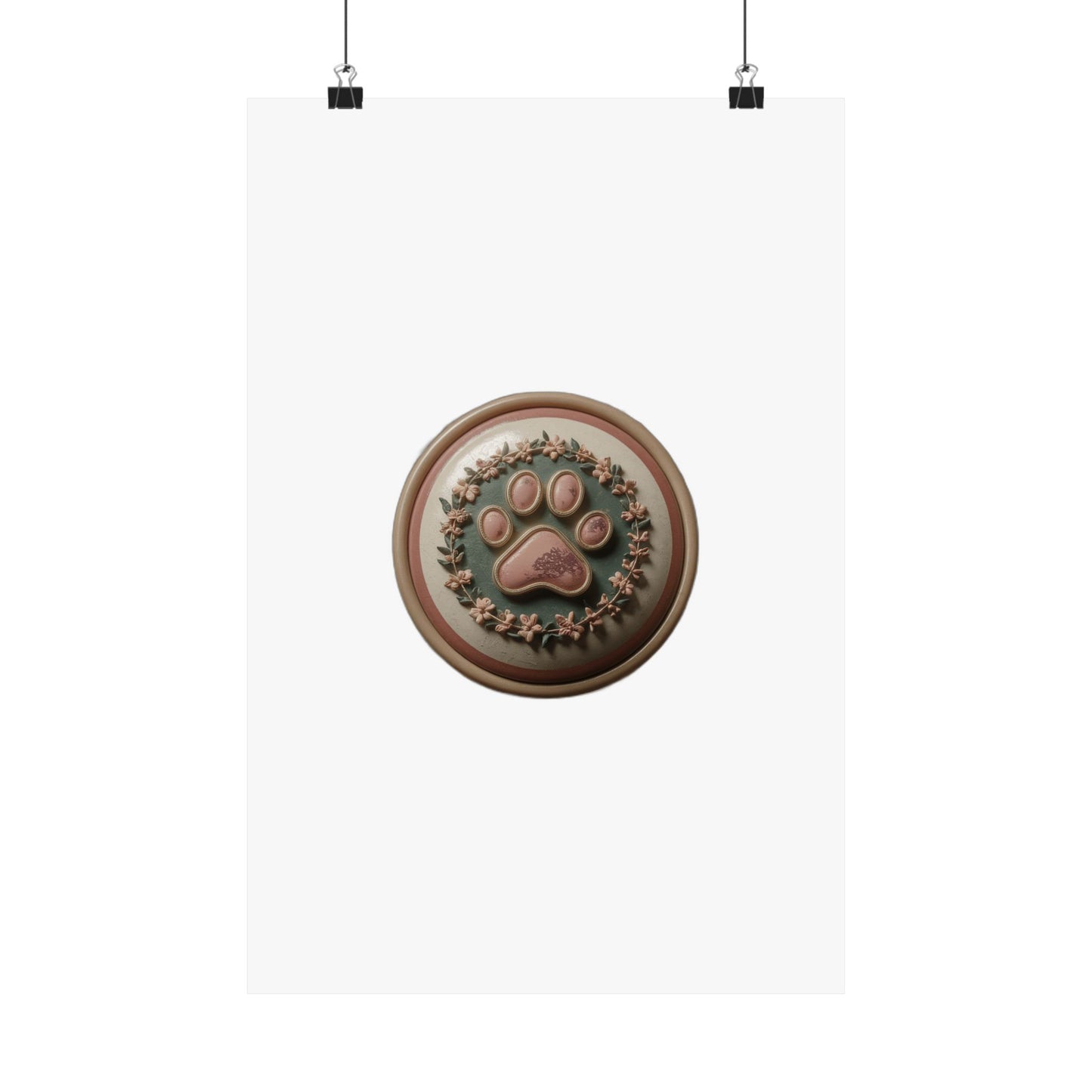 Fur Babies Count As Kids — Funny Dog Mom Gift  | Mother's Day Pet Mom Tee Art Print Poster