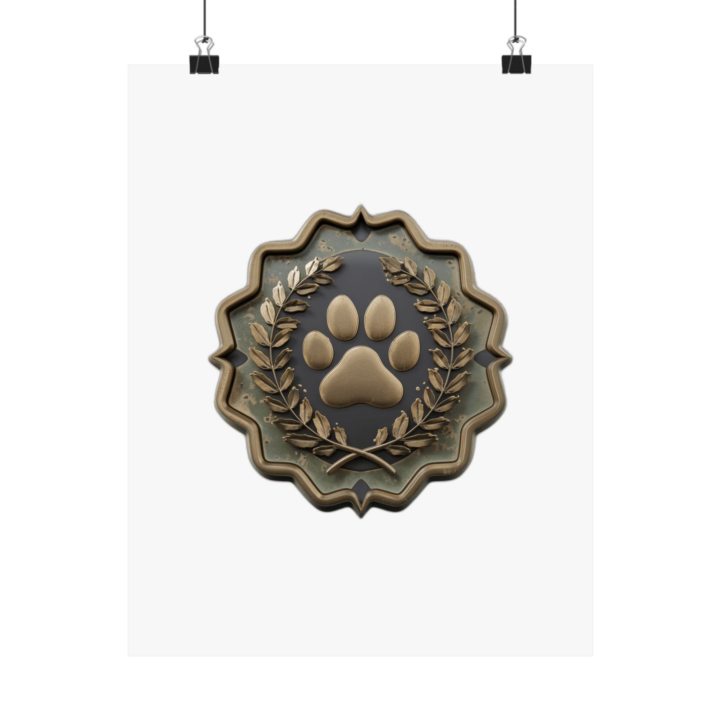 My Kids Have Paws & I'm Their Favorite Human — Fur Mom Mother's Day Gift Art Print Poster