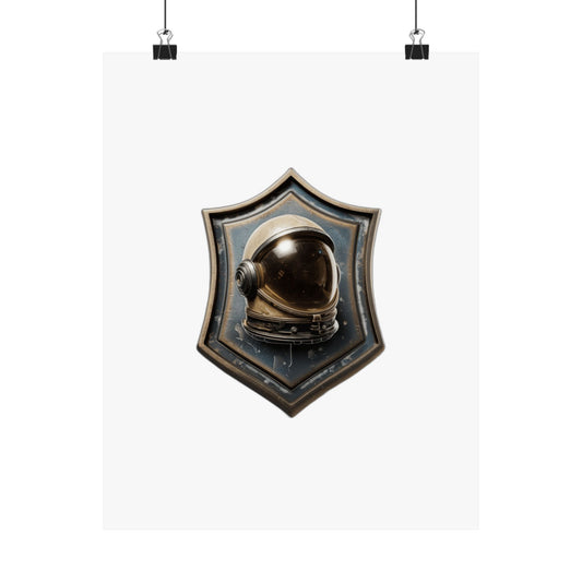 Lost In Space Do Not Disturb — Funny Introvert Astronaut  | Space Aesthetic Gift Art Print Poster