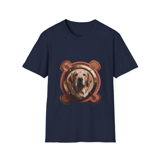 Fur Mama Golden Hearted — Golden Retriever Mom Gift for Mother's Day | Vintage Retro Tee