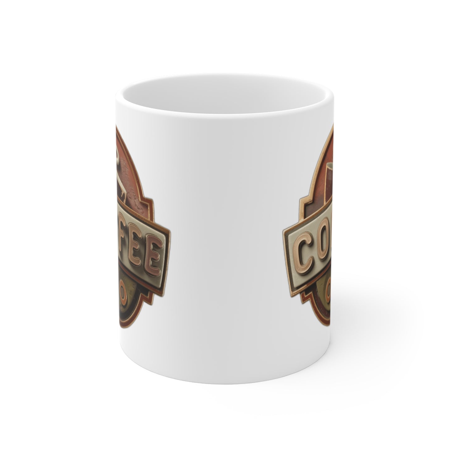 Espresso Yourself — Funny Coffee Lover Gift Mug | Cozy Coffee Retro Design Coffee Mug