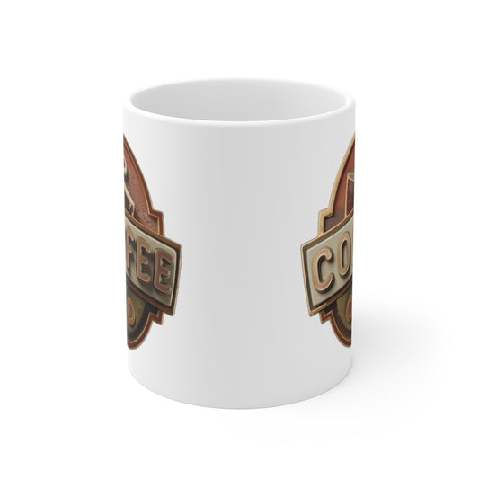 Espresso Yourself — Funny Coffee Lover Gift Mug | Cozy Coffee Retro Design Coffee Mug