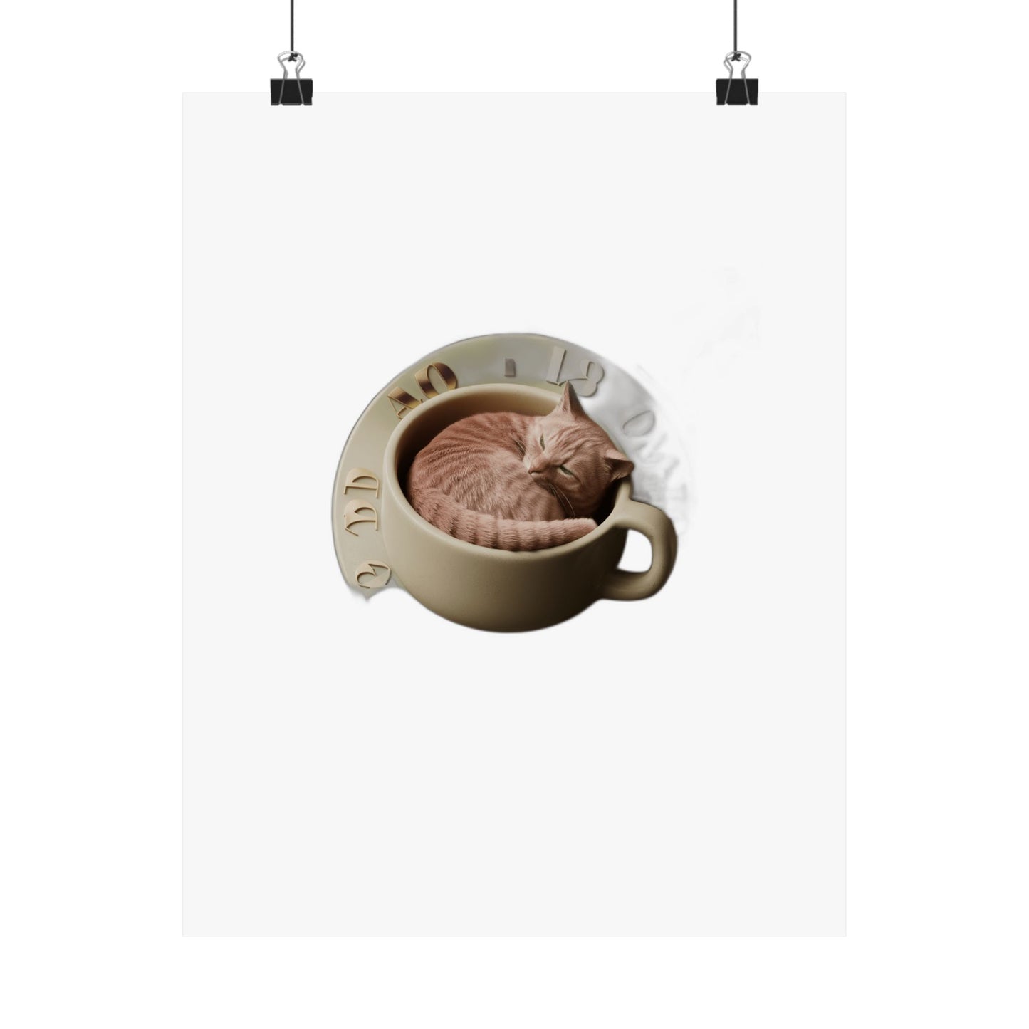 Cat Hair Is My Glitter — Cozy Cat Mom Gift for Mother's Day | Funny Cat Mom , Mug & More Art Print Poster